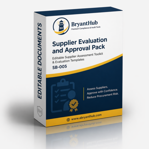 supplier eval. pack