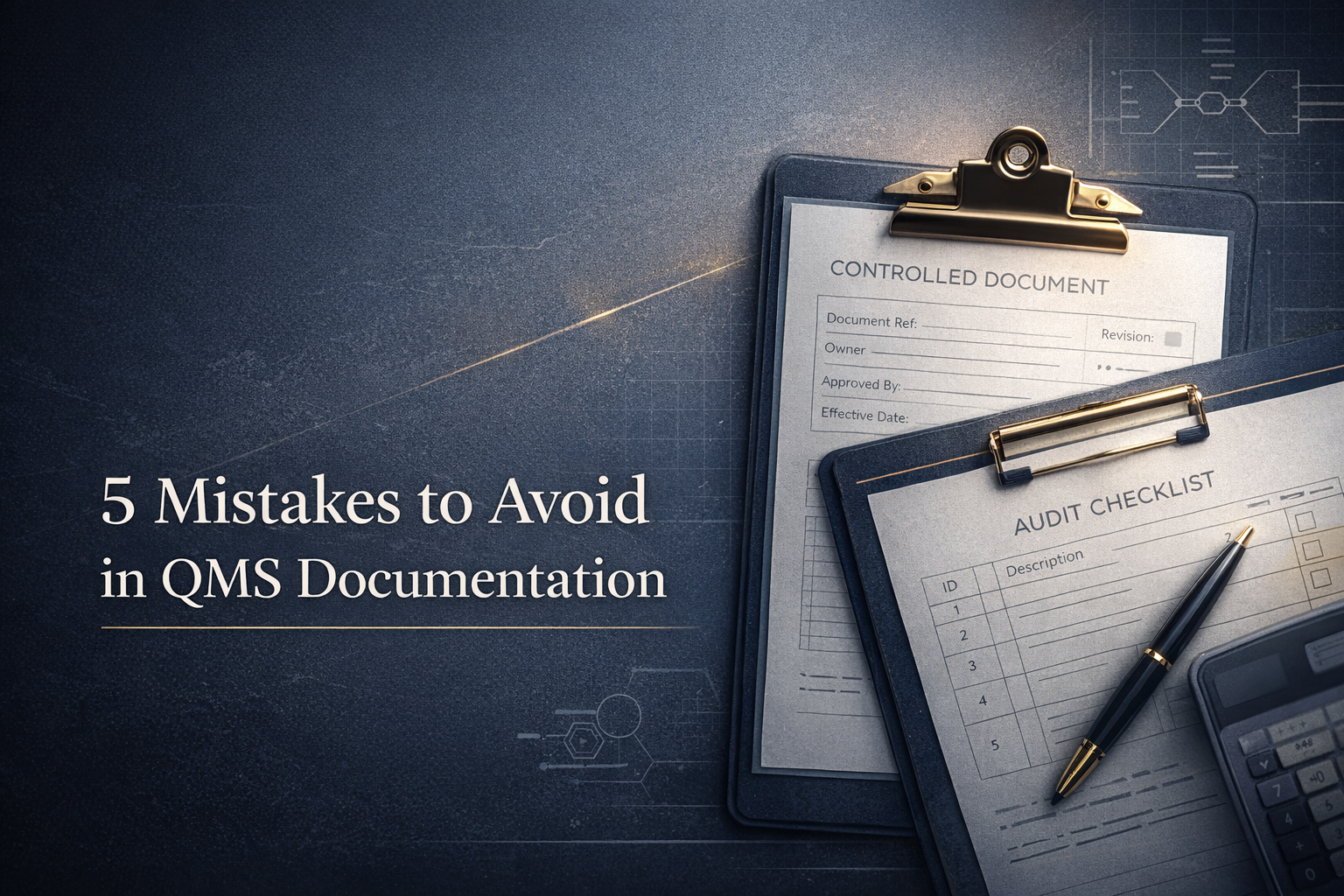 5 mistakes to avoid in QMS documentation
