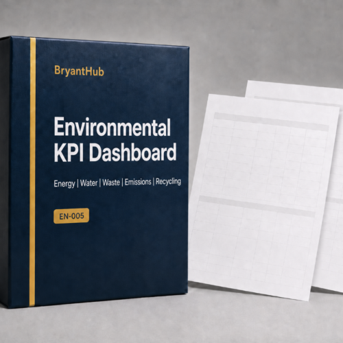 Environmental KPI Dashboard | Energy, Water, Waste Tracking